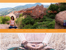 Tablet Screenshot of innovativeyogis.com